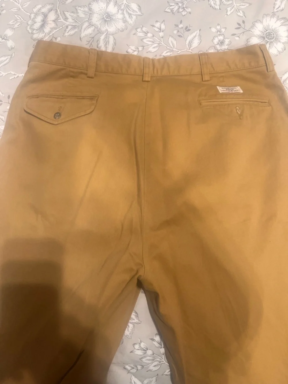 Ralph Lauren Camel men’s dress pants/worn once/dry cleaned 38/34 - Picture 7 of 8